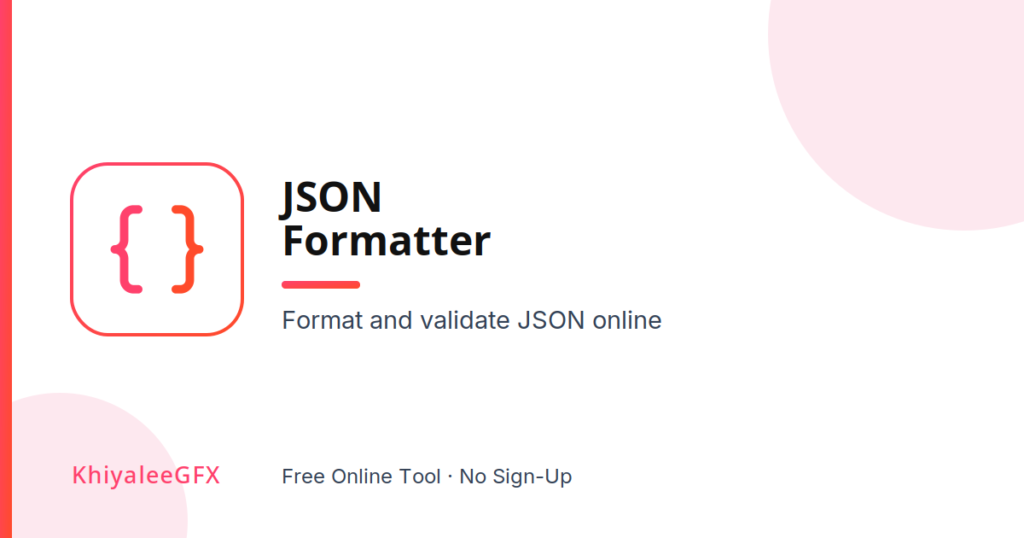 json formatter – format and validate json online