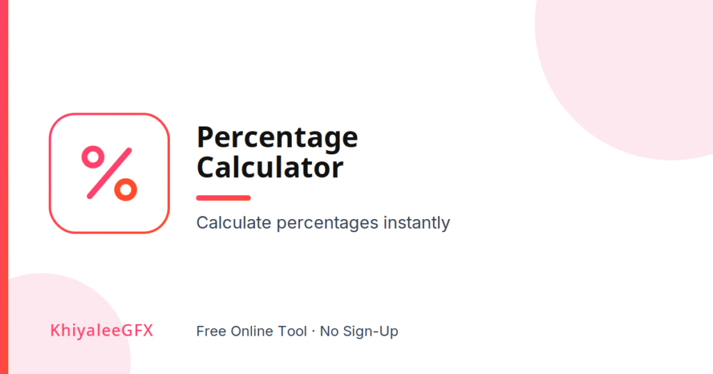 percentage calculator – calculate percentages online free
