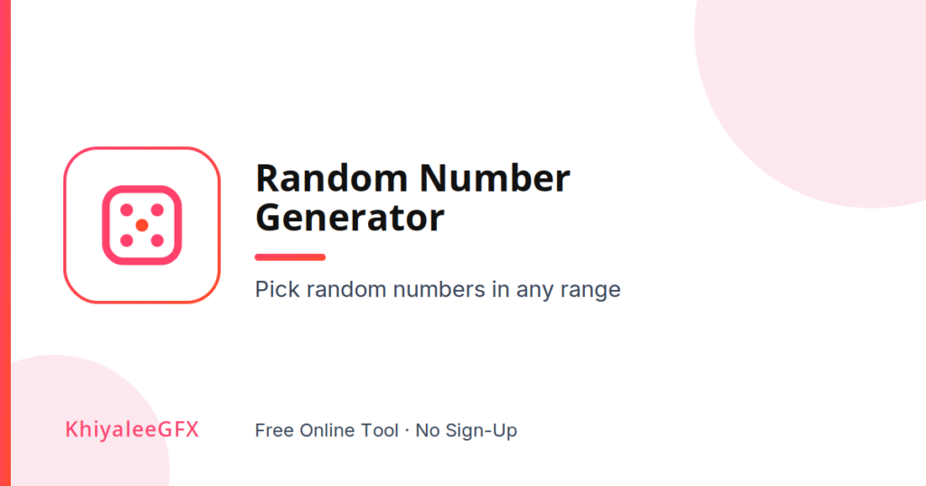 random number generator – pick random numbers online