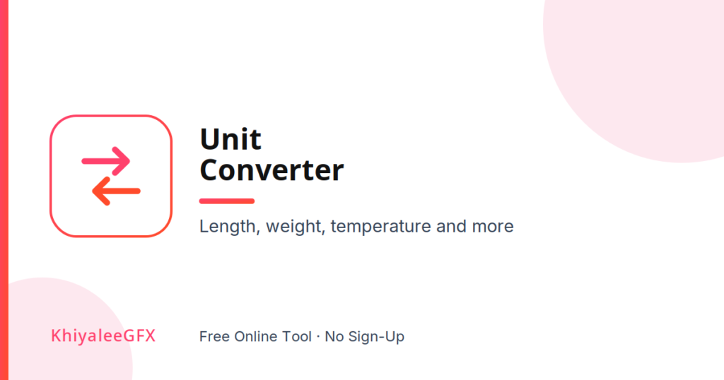 unit converter – convert length weight temperature online
